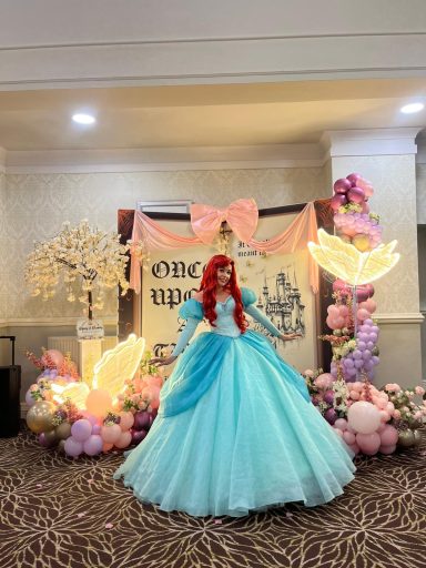 Mermaid Princess Mermaid Princess in Blue Ballgown