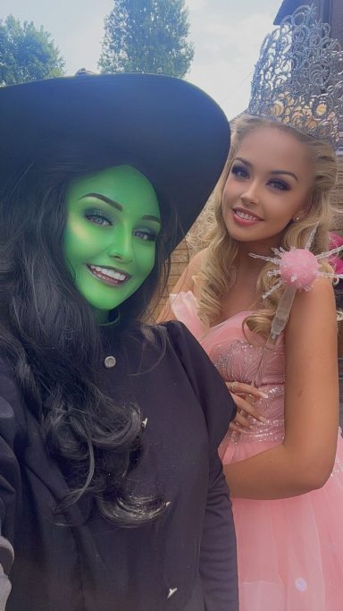 The Emerald Witch The Emerald Witch with green skin, and black hat