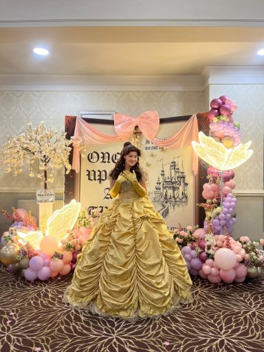 Enchanted Rose Princess Enchanted Rose Princess, in golden ballgown